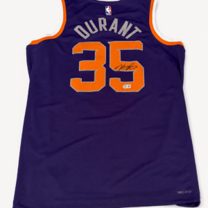 maillot phoenix suns kevin durant – signature dos – beckett authentification