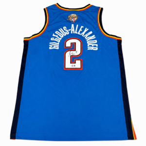 maillot oklahoma city thunder shaï gilgeous alexander signature dos beckett authentification