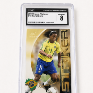 ronaldinho futera platinium 2003 cgc 8