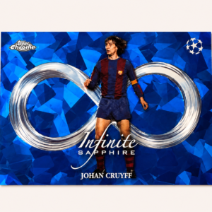 2024 topps chrome uefa johan cruyff sapphire infinite