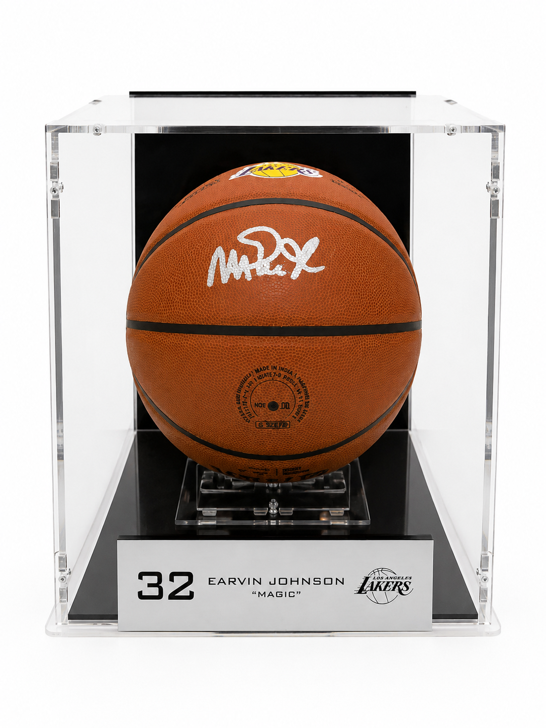 ballon los angeles lakers wilson – magic johnson – beckett certificatio ballon los angeles lakers wilson – magic johnson – beckett certificatio