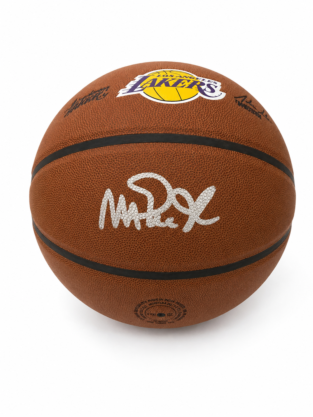 ballon los angeles lakers wilson – magic johnson – beckett certificatio ballon los angeles lakers wilson – magic johnson – beckett certificatio